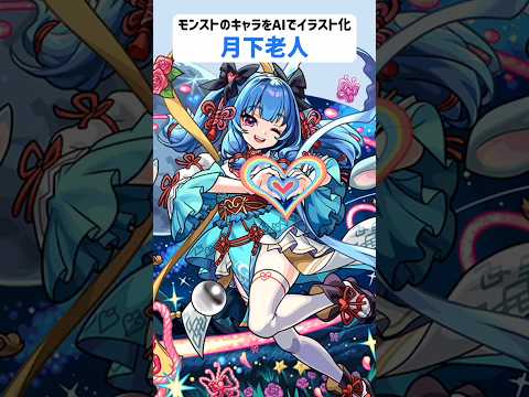 月下老人【モンストのキャラをAIでイラスト化】【アニメ調#254】