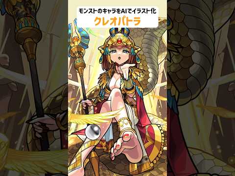 クレオパトラ【モンストのキャラをAIでイラスト化】【アニメ調#282】