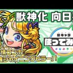 【新キャラ】向日葵獣神化！新友情コンボ「超強シャイニングピラー」を所持し、反撃モードになるSSとの相性抜群！高い攻撃力と超マインスイーパーLにて直接攻撃も優秀！【新キャラ使ってみた｜モンスト公式】