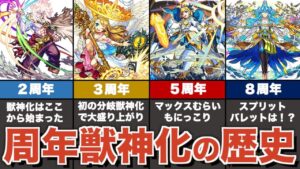 周年獣神化の歴史まとめ【モンスト】【ゆっくり解説】