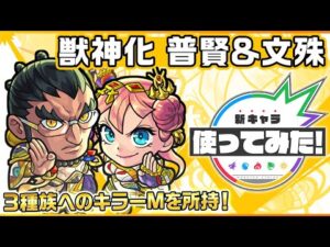 【新キャラ】普賢＆文殊 獣神化！３種族へのキラーMを所持！強力な友情コンボセットも魅力！【新キャラ使ってみた｜モンスト公式】