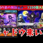 【モンスト】「陰実コラボ ガチャ」《シャドウピックアップ》頼むぞまじで…!!シャドウが欲しい!!強運無課金の弟が貯めた無課金オーブ250個!!!これに全てをかける!!!【陰の実力者になりたくて！】