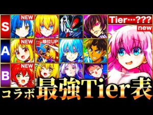 【モンスト】ぼざろ参戦！新環境コラボ最強キャラランキングTOP35《Tier表》《ぼっち・ざ・ろっくコラボ》