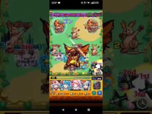 モンスト　ファイアードラゴン　カット版　レトロ　#gameplay #cute  #mobilegame