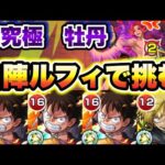 【牡丹】自陣ルフィで超究極牡丹に挑戦！【モンスト】【地獄楽コラボ】