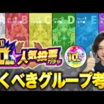【モンスト】どのグループがおすすめ？＆しろが引くグループ発表！『10周年人気投票ガチャ』徹底比較考察！【しろ】
