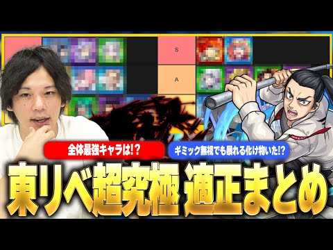 【東リベコラボ】しろ「モンストのルールを分かっていない化け物キャラおるなww」10周年キャラがさっそく暴れ散らかす！？超究極『芭流覇羅』適正キャラをTierランキングで紹介！【モンスト】【しろ】