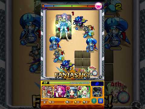 運３周回‼スキップあり!３手で終わる？アンネローゼ・フシアナス【モンスト】