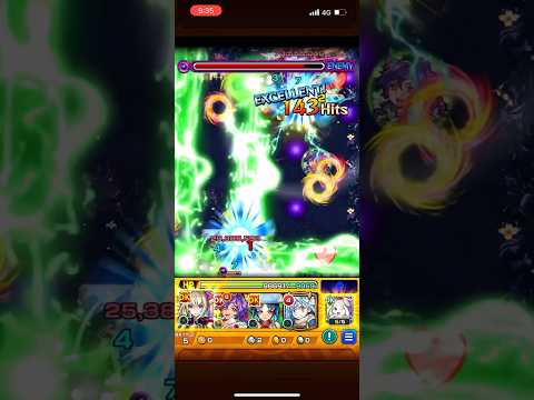 【モンスト】禁忌30ノ獄でマサムネ大暴れ！？の巻 #shorts #モンスト #瞬殺