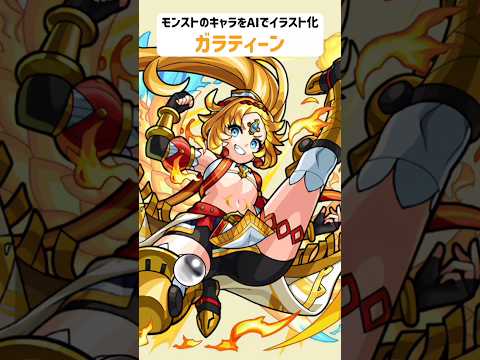 ガラティーン【モンストのキャラをAIでイラスト化】【アニメ調#170】