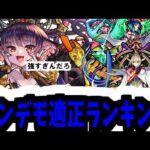 【パンデモニウム】適正ランキング作ってみたら新春が蹂躙してる…！！【モンスト】