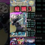 【モンスト】庭園3 完全フル加撃厳選！鈴屋什造が強すぎる！【東京喰種】#shorts