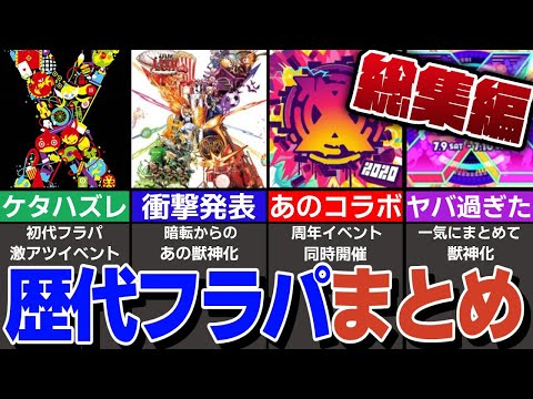 【モンスト人気動画まとめ】【DREAMDAZE間近】歴代フラパまとめ！過去にフラパで発表されたコラボ、イベント、獣神化・獣神化改を一挙紹介【モンスト】【ゆっくり解説】【総集編】【作業用】【睡眠用】