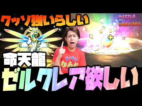 【パズドラ】半端じゃなく強いらしい『命天龍・ゼルクレア』狙ってスーパーゴッドフェスを爆引きするわ【パズル&ドラゴン】