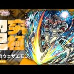 【モンスト】追加超究極窮極の一太刀墓守のウェザエモンスキル無しクリア動画