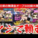 【モンスト】「新春超獣神祭 ガチャ」《まさかの事態》兄の無念を晴らせ!!強運の弟なら神引きいける!?エルを狙って無課金オーブ600個ぶちかます!!【ガチャ】