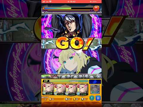 【モンスト】さすが新春エルwww！超究極リゾットにエルで挑んだら5手で攻略可能でエグ強い！ジョジョコラボ！ #shorts