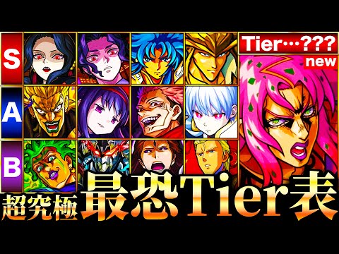 【モンスト】ディアボロ参戦！歴代コラボ超究極難易度ランキングTOP35《Tier表》《ジョジョコラボ第3弾》