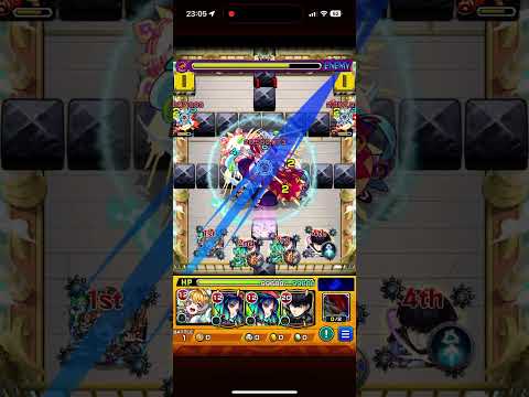 [天魔試練の間10]ノストラダムスがキリンジの代わりに！？#モンスト #天魔の孤城 #ワンパン