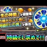 【🔴モンストライブ】※特級ELを求めて！！新ステージ『原生の神殿』周回しまくるぞ！【けーどら】