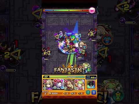 モンスト原生の神殿ワンパン周回#モンスト #原生の神殿#モンスト12周年