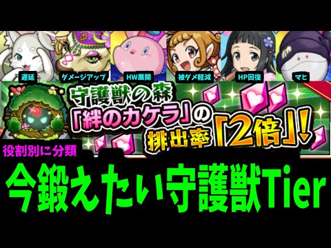 【守護獣Tier】今やらなくていつ鍛える？今でしょ！【モンスト】
