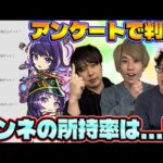 【モンスト】リンネはどれくらいの人が持ってる？みんなの疑問を視聴者アンケートで解明！【視聴者投票ランキング】