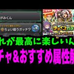 知らない人と引くガチャが一番面白いんだから【チョイスガチャ&おすすめ属性】【モンスト】