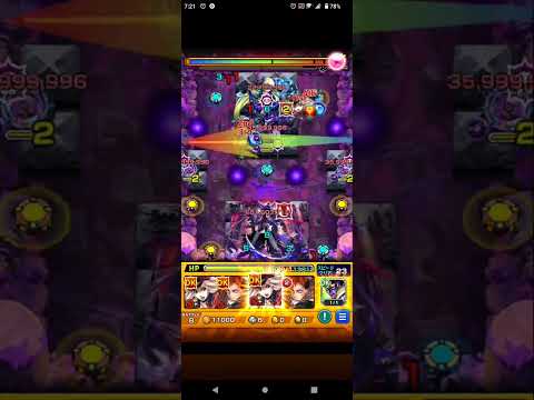 【モンスト】 キャローネ シェリル、ジュゲム 8日目 ステ5から【訓練場】 #モンスト #キャローネ