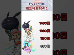 守護獣の復刻待ちランキング #モンスト #shorts