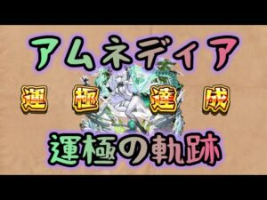 【モンスト】 アムネディア 運極の軌跡