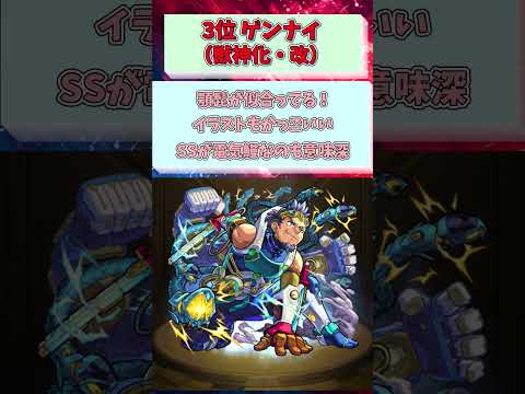 アラサーゲイが選ぶかっこいいキャラ　水属性編 　#モンスト #ゆっくり実況 #モンスターストライク #ガチャ #かっこいい #ゲイ #ランキング #強いキャラ