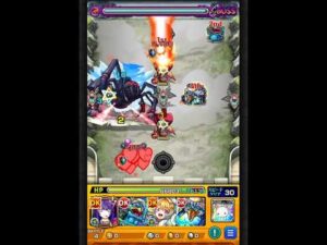 モンスト×このすばコラボ超究極ー火ーを河童親子を連れて遊んでみた！